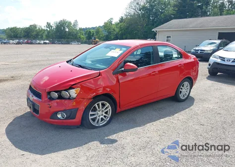 2013 Chevrolet Sonic Lt Auto из США, поврежденный, VIN 1G1JC5SH7D4167023